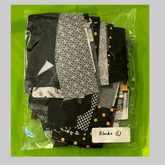 Fabric Scrap Bag - Black - Lake Wind Studio